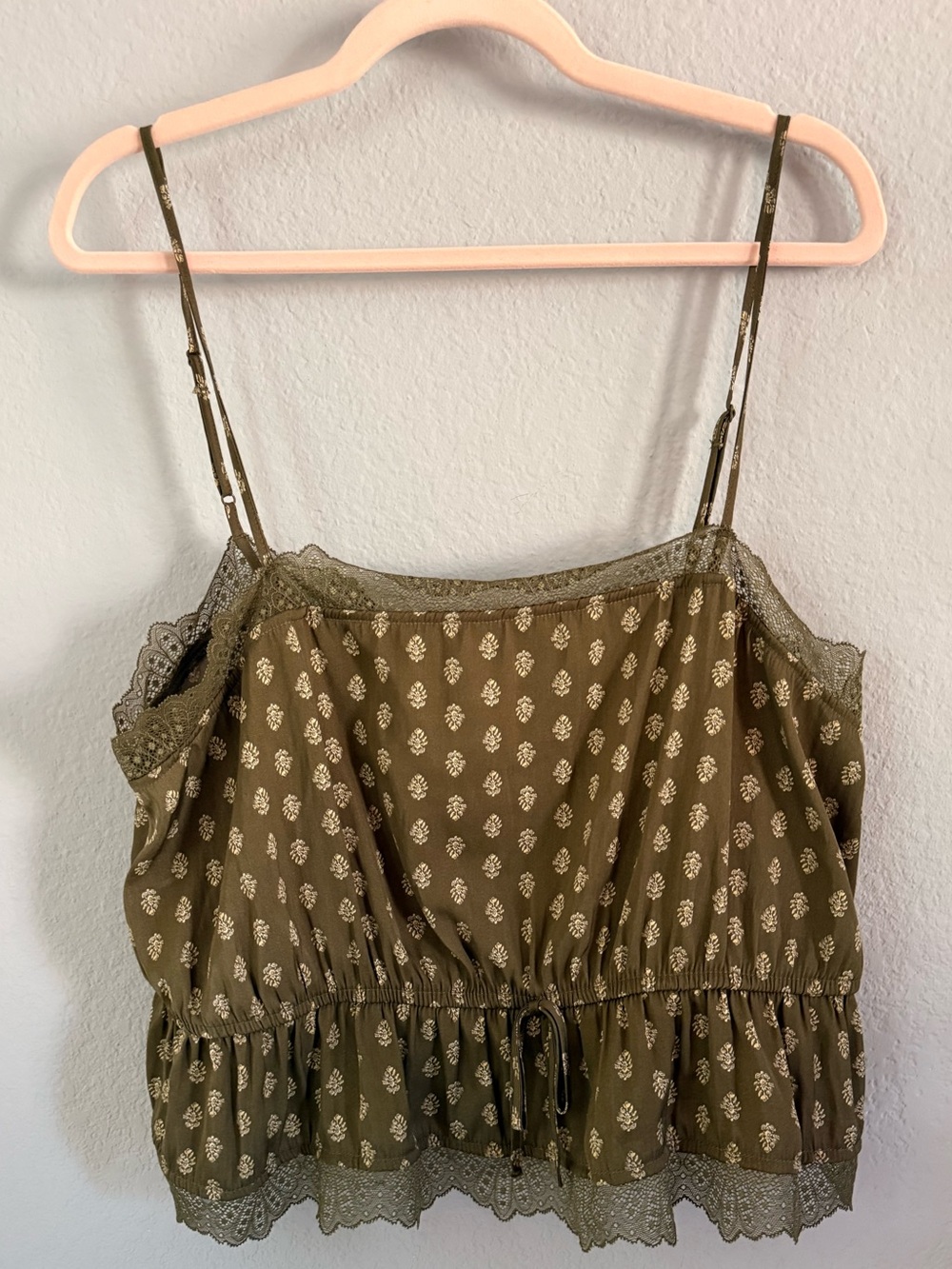 Auden Luxury Collection Olive Satin Set XL